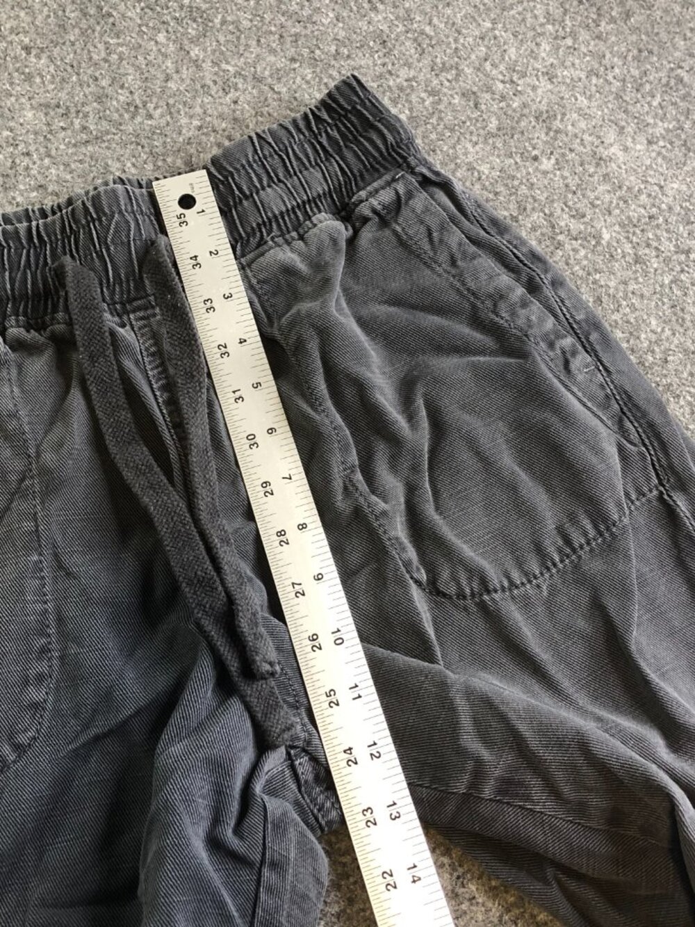 Zara Pants Mens Small Blue Lounge Cotton Lyocell Drawstring Pockets Jogger - Picture 7 of 11